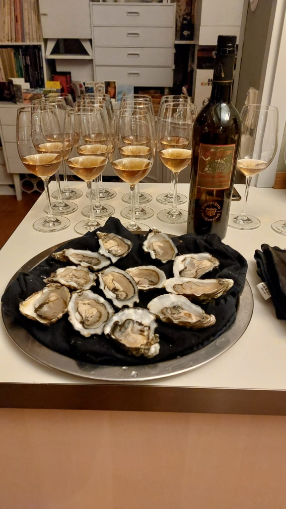 Gillardeau oesters met Sherry fino Gonzales Byass, Tio Pepe en Rama 2016